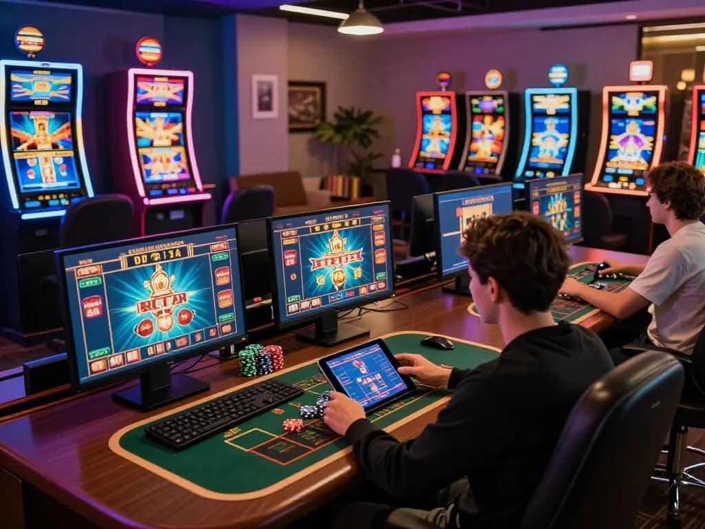 Player enjoying online casino games at LLWIN for an engaging gaming experience
