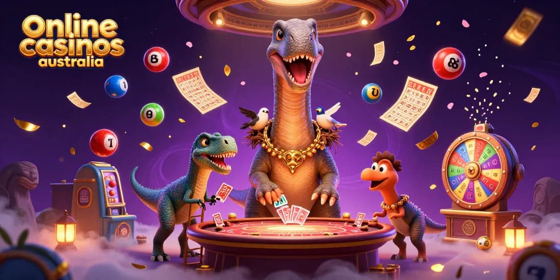 Engage with top online casinos australia in a vibrant 3D gaming scene with dynamic lottery elements.