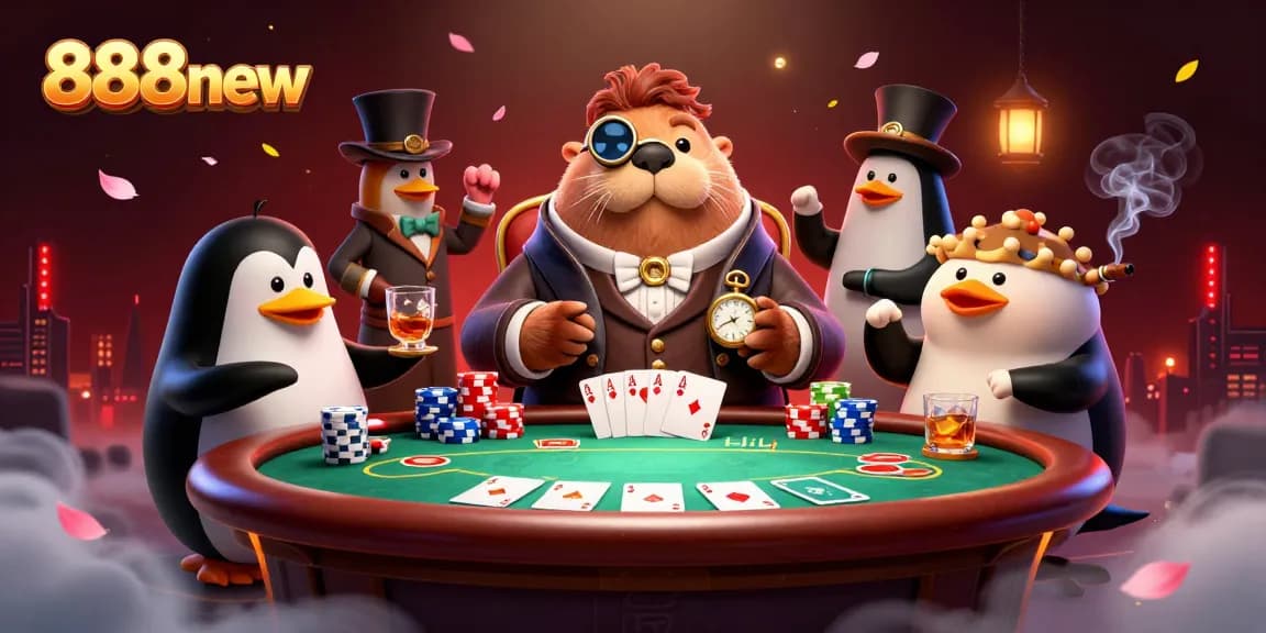 Win big at 888new with an exciting underwater poker showdown featuring unique characters.