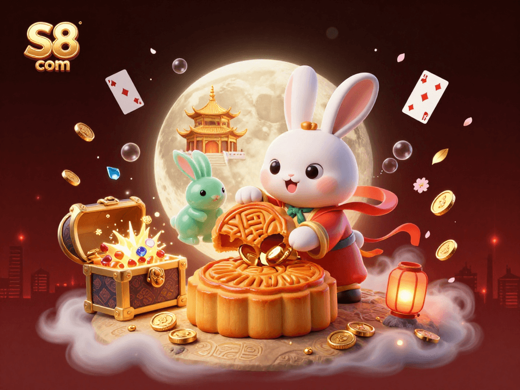 Experience immersive gambling excitement at S8 com with vibrant casino-themed 3D illustration.