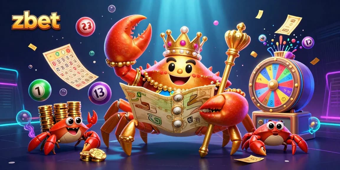 Join zbet's thrilling adventure with a golden crab emperor leading players to exciting game rewards!