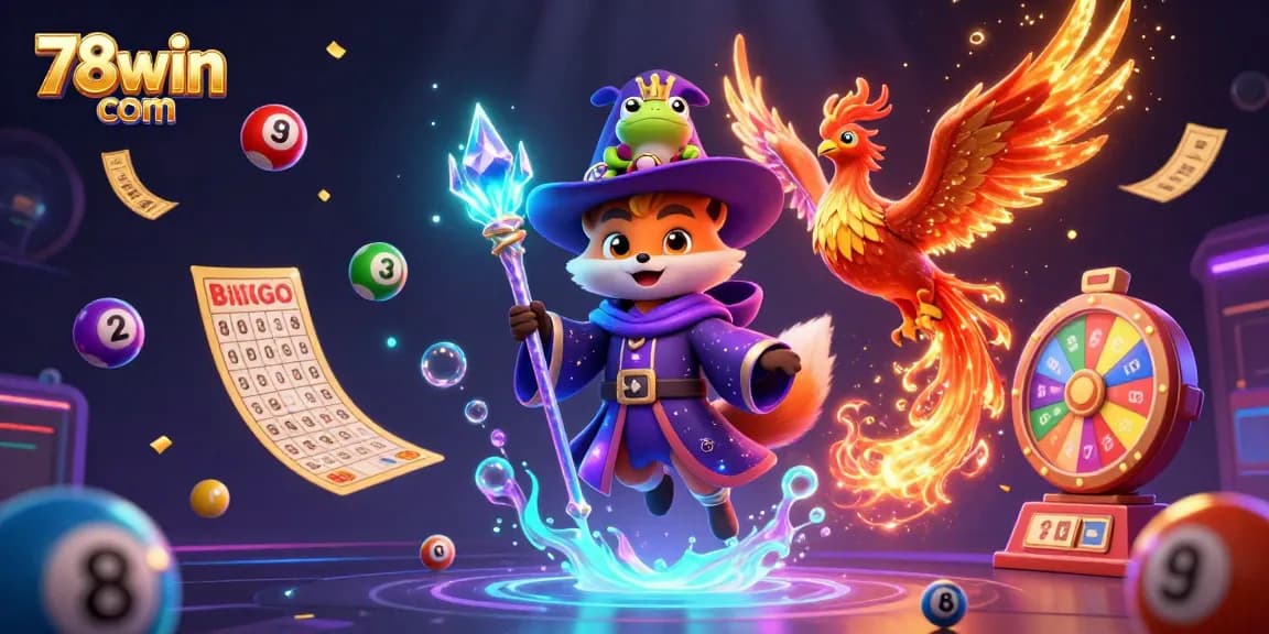 Engage in thrilling casino experiences with 78win com while enjoying a vibrant 3D fantasy scene.
