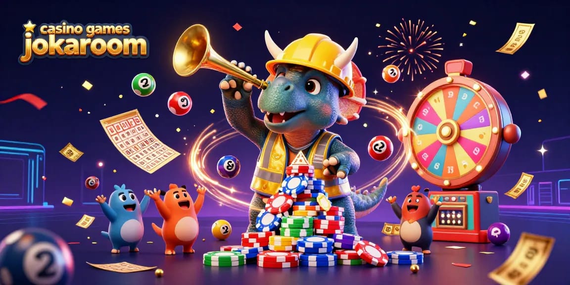 Experience exciting casino games jokaroom with a celebration of colorful jackpots, festive confetti, and thrilling action.