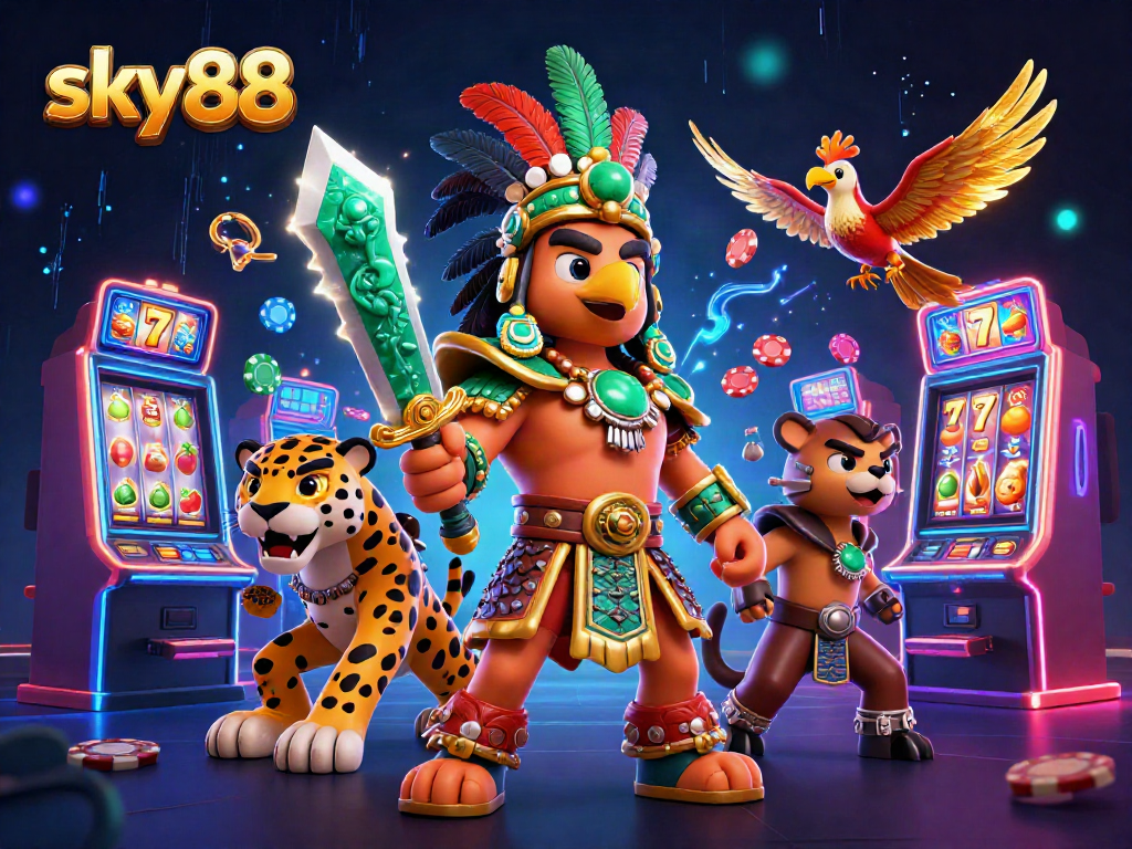 Join the excitement at sky88, where Aztec warriors and modern slot machines create thrilling wins.