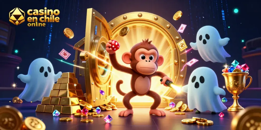 Juégale a las tragamonedas en un casino en Chile online con giros emocionantes y premios dorados.
