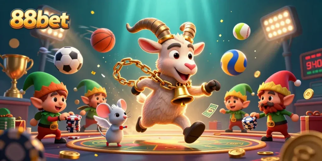 Experience thrilling action at 88bet's holiday-horror casino with Krampus and festive characters.